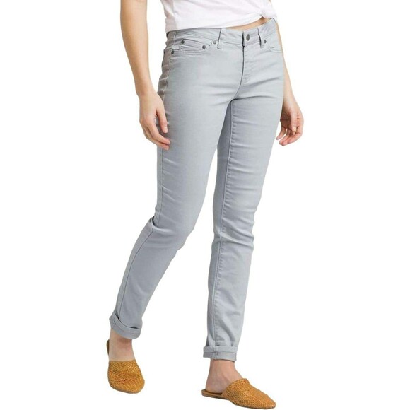 New NWT Womens 6 28 Prana Kayla Jeans Denim Storm Cloud Light Gray 28 X 32 Stret